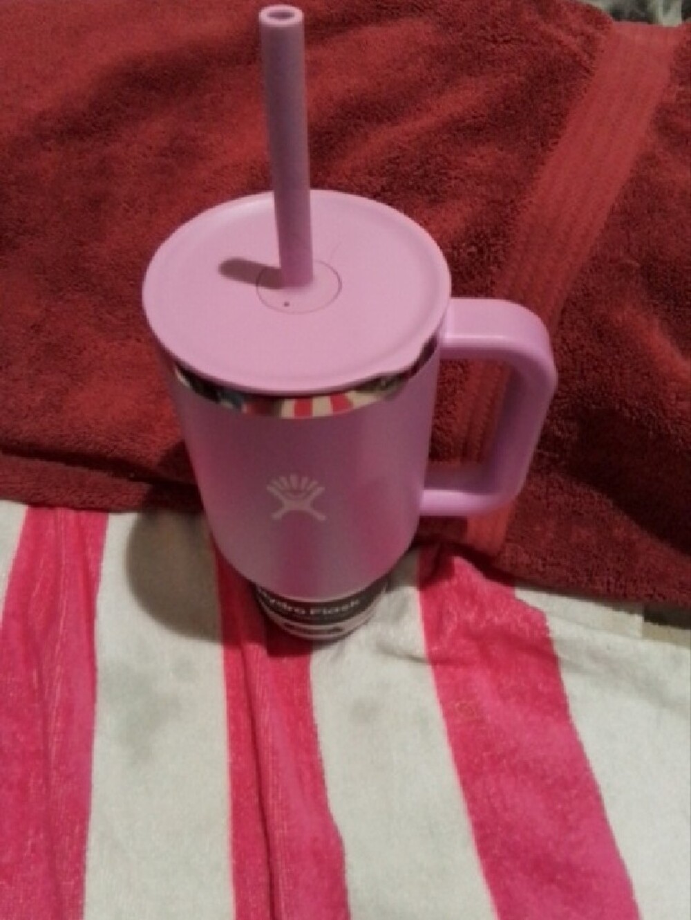 32oz Hydro Flask Lavender Insulated Tumbler with Handle and Straw - Picture 2 of 2